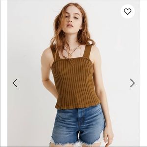 Madewell Tilney Ribbed Sweater Tank